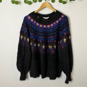 Time & Tru Women’s Multi colored Sweater size L